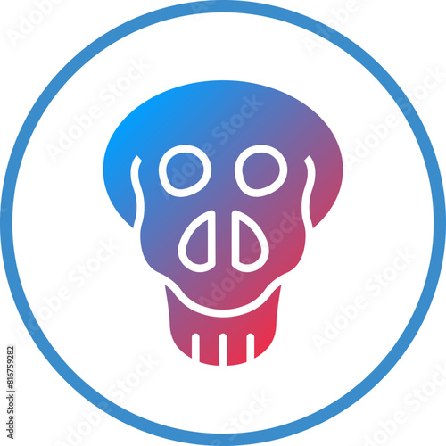 Vector Design Skull Icon Style