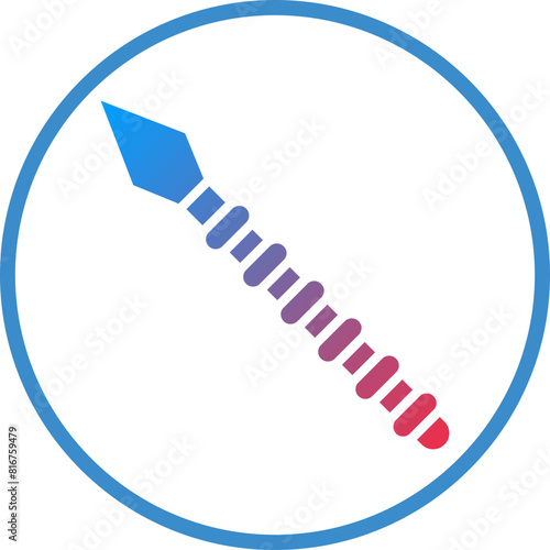 Vector Design Spear Icon Style