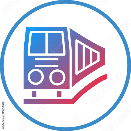 Vector Design Train Icon Style