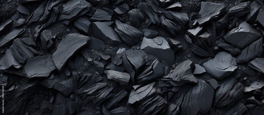 Black sand closeup background texture. copy space available Black sand closeup background texture. copy space available