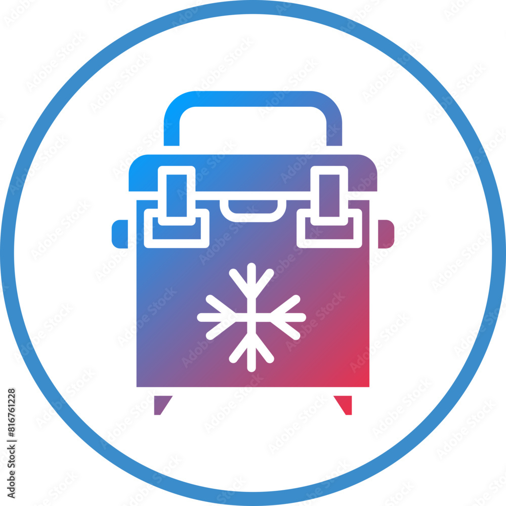 Vector Design Cooler Icon Style Vector Design Cooler Icon Style