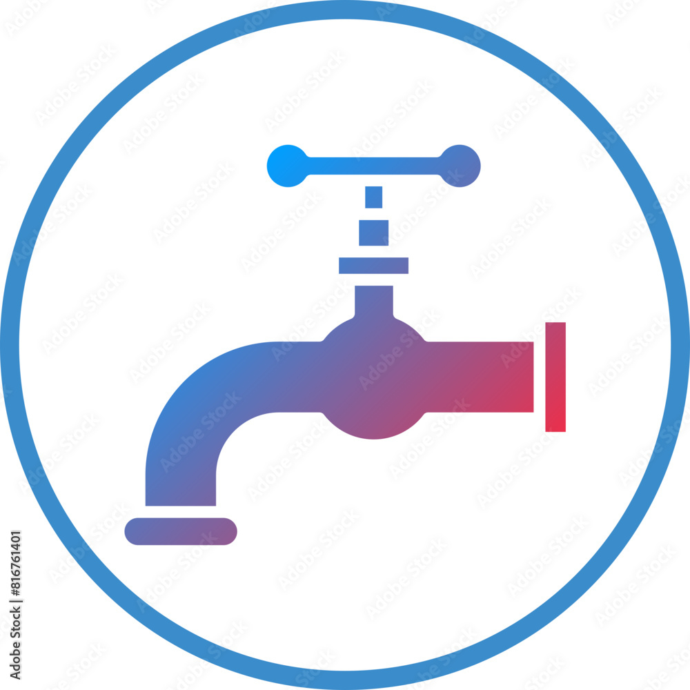 Vector Design Faucet Icon Style Vector Design Faucet Icon Style