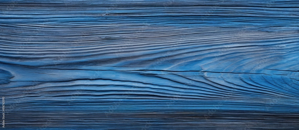 Oak wood texture blue. copy space available Oak wood texture blue. copy space available