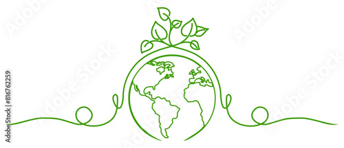 earth go green vector