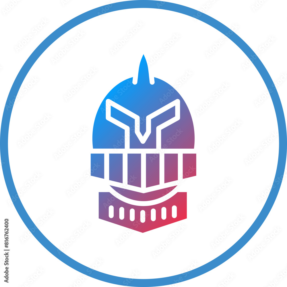 Obraz premium Vector Design Knight Icon Style