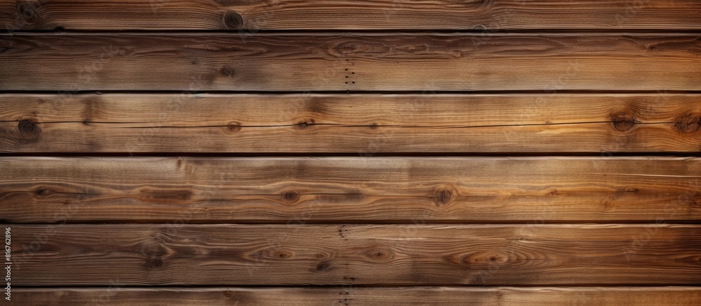 Fototapeta premium old larch planks texture background. copy space available