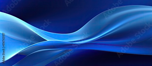 Blue abstract wave pattern background. copy space available