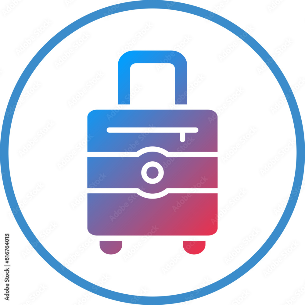 Vector Design Luggage Icon Style Vector Design Luggage Icon Style