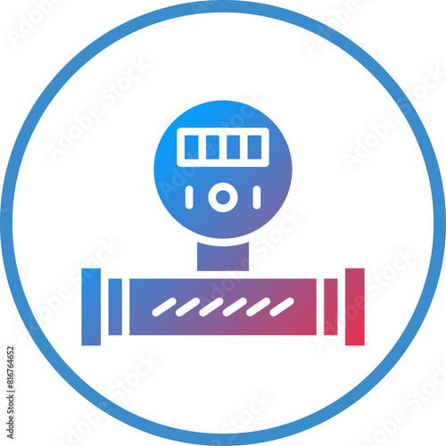 Vector Design Water Meter Icon Style
