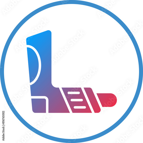 Vector Design Inhaler Icon Style