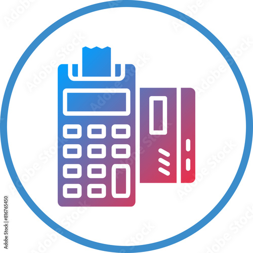 Vector Design Card Machine Icon Style