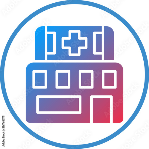 Vector Design Clinic Icon Style