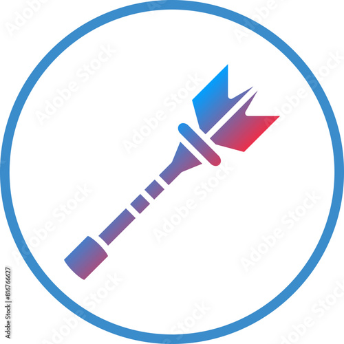 Vector Design Lance Icon Style