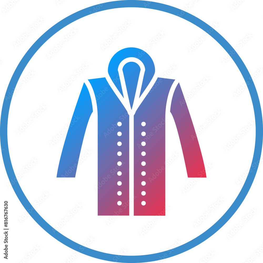 Vector Design Raincoat Icon Style Vector Design Raincoat Icon Style
