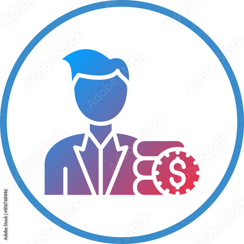Vector Design Broker Dealer Icon Style