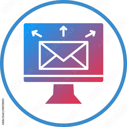 Vector Design Mass Mailing Icon Style