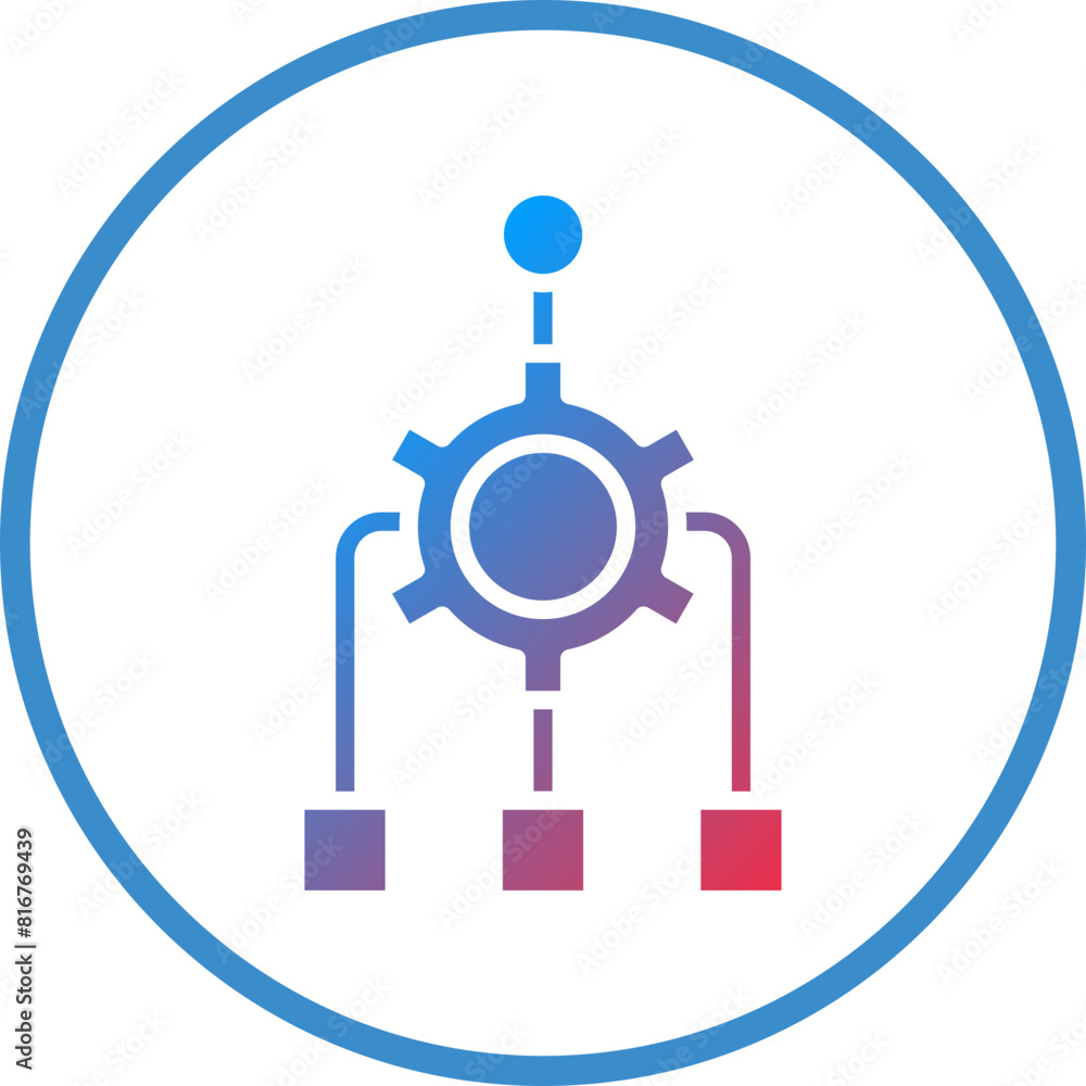Vector Design Algorithm Icon Style Vector Design Algorithm Icon Style