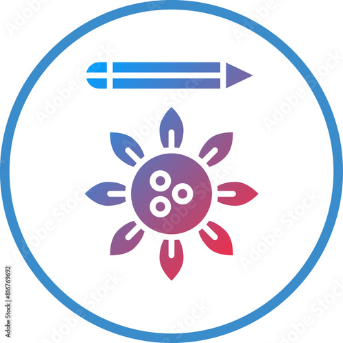 Vector Design Bio Art Icon Style