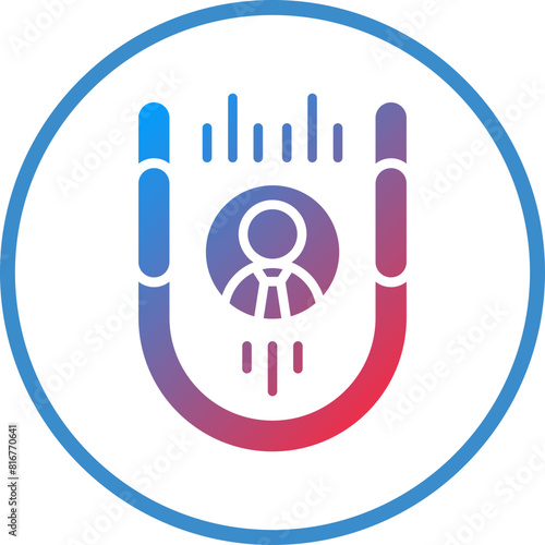 Vector Design Candidate Attraction Icon Style