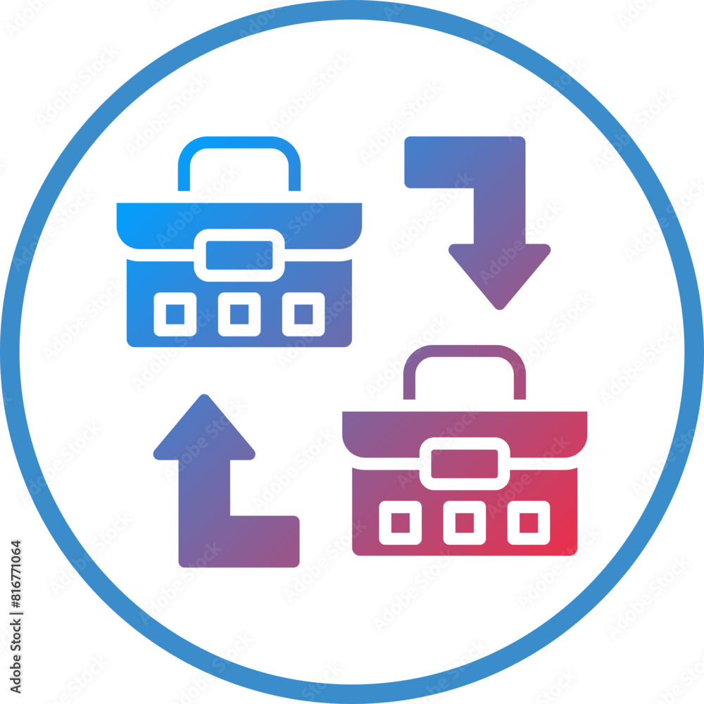 Vector Design B2B Icon Style Vector Design B2B Icon Style