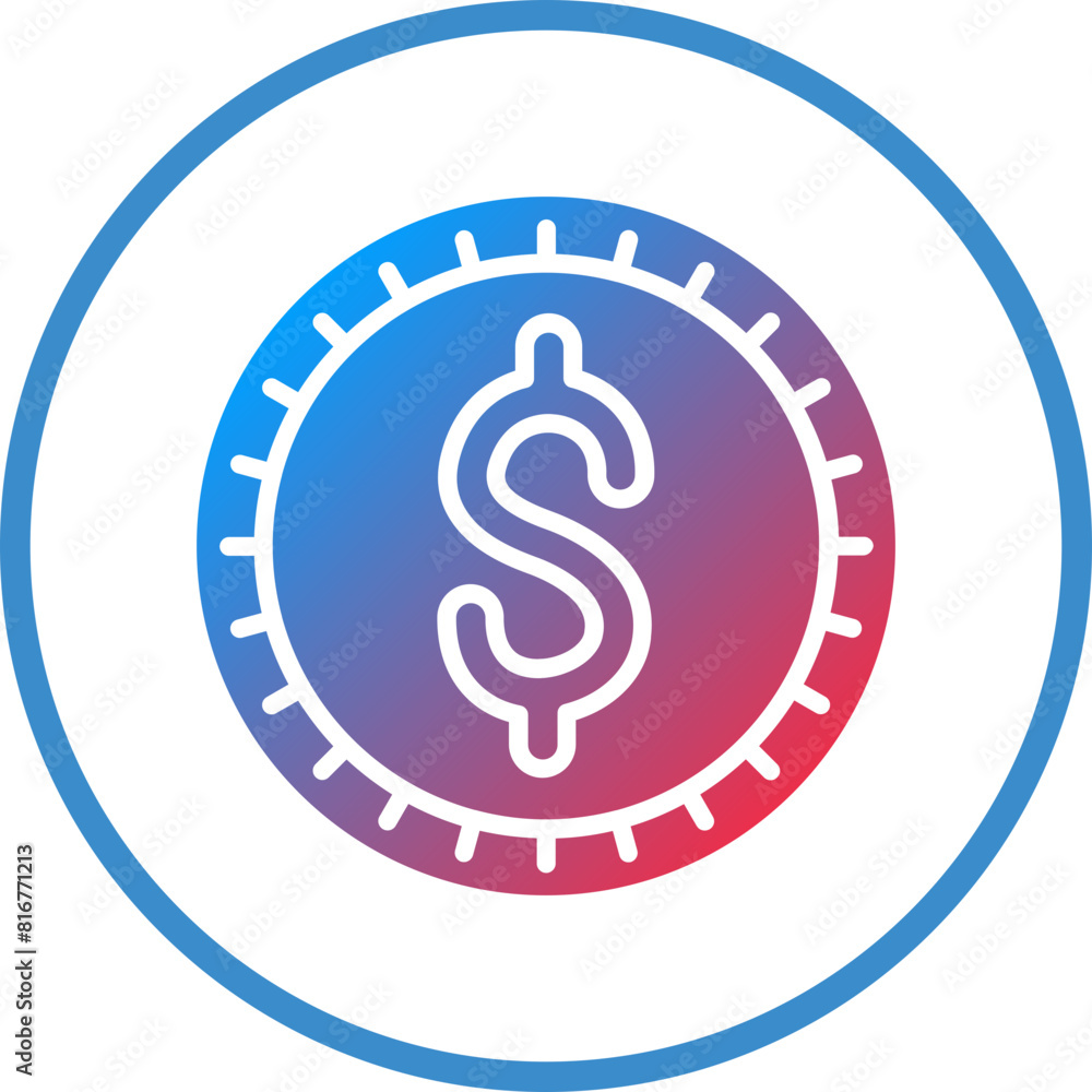 Vector Design Dollar Icon Style Vector Design Dollar Icon Style
