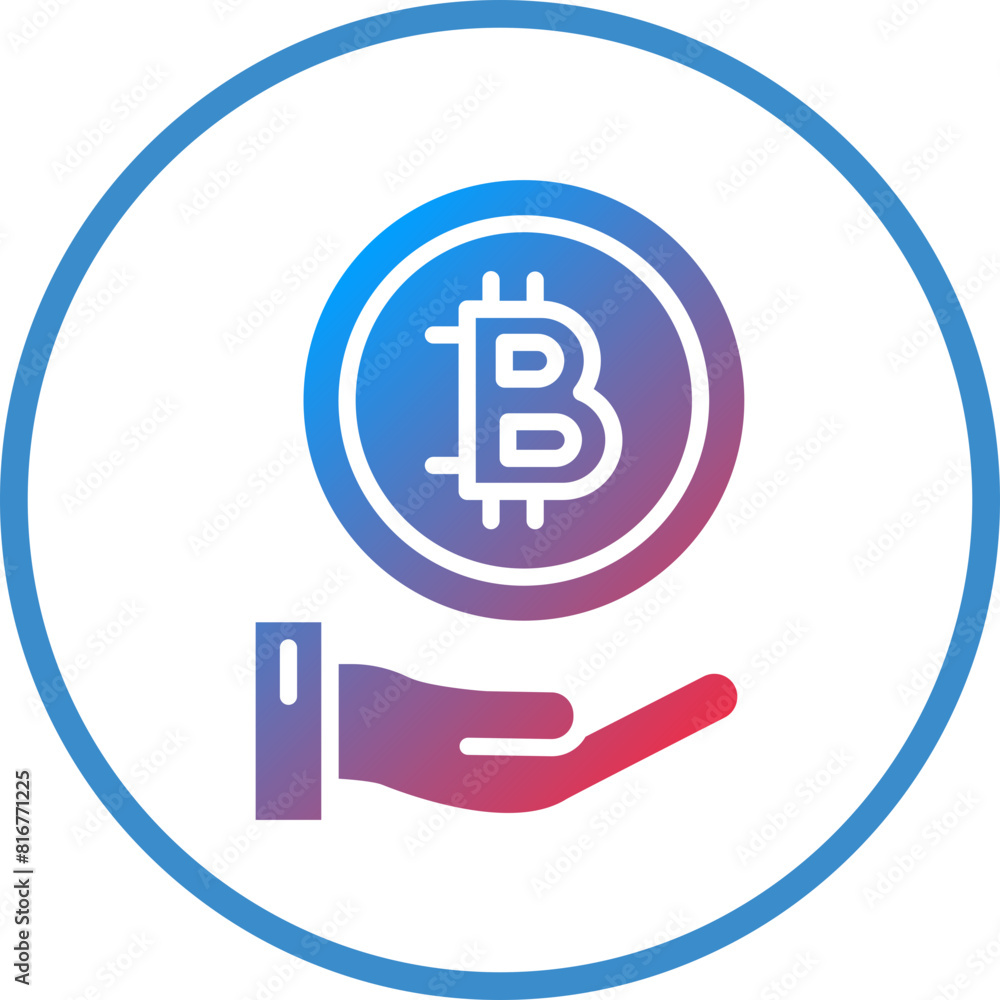 Vector Design Cryptocurrency Icon Style Vector Design Cryptocurrency Icon Style