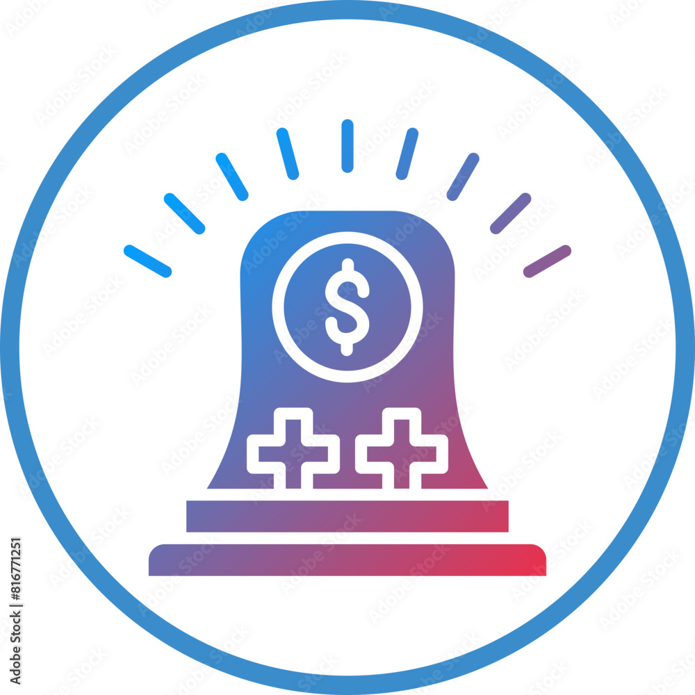 Vector Design Emergency Funds Icon Style Vector Design Emergency Funds Icon Style