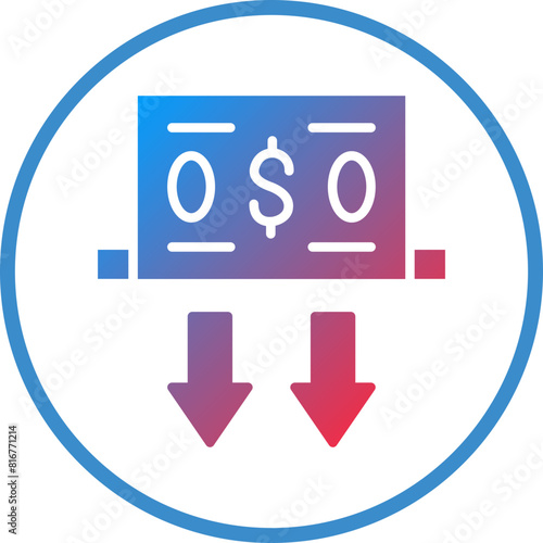 Vector Design Deposit Icon Style