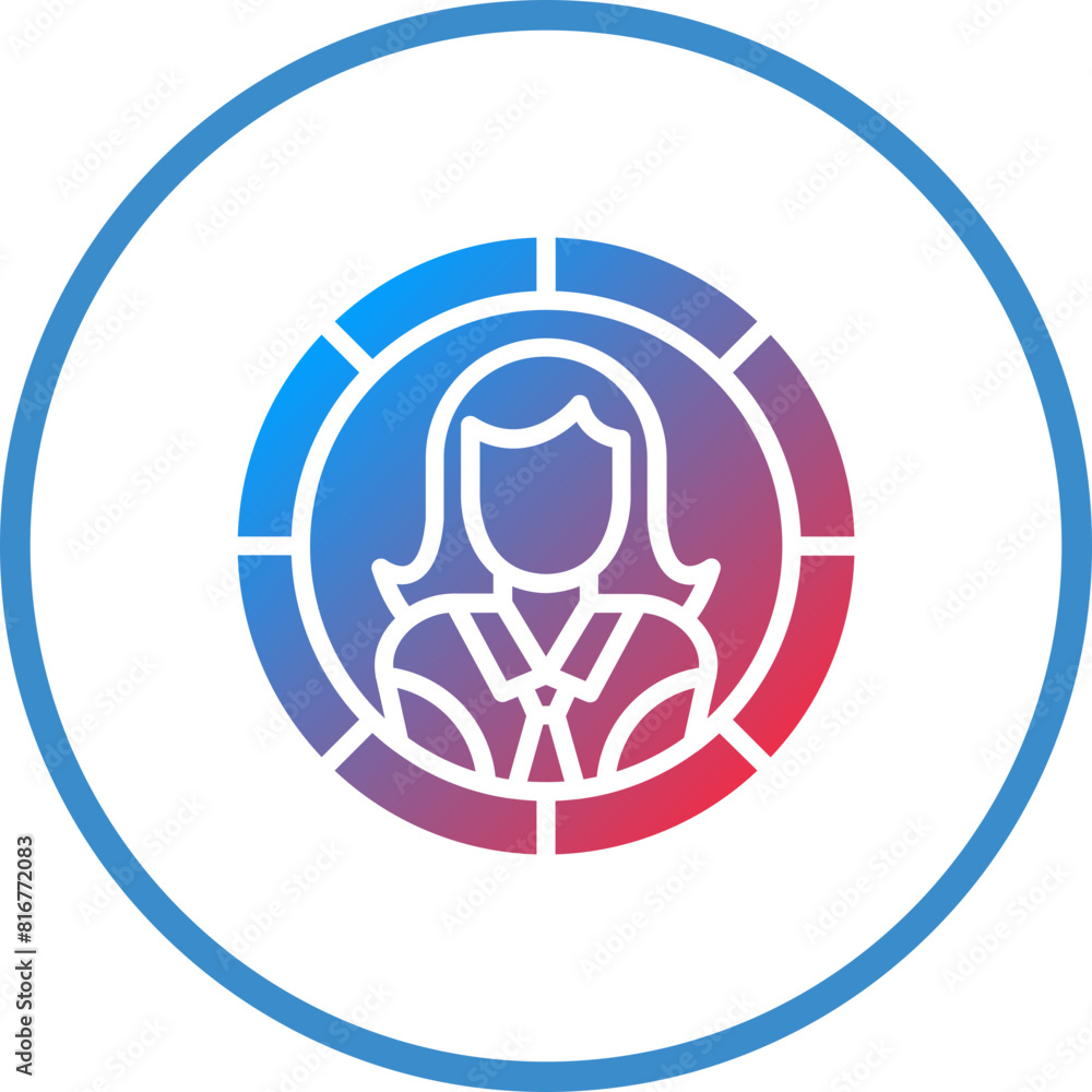 Vector Design Headhunting Icon Style Vector Design Headhunting Icon Style