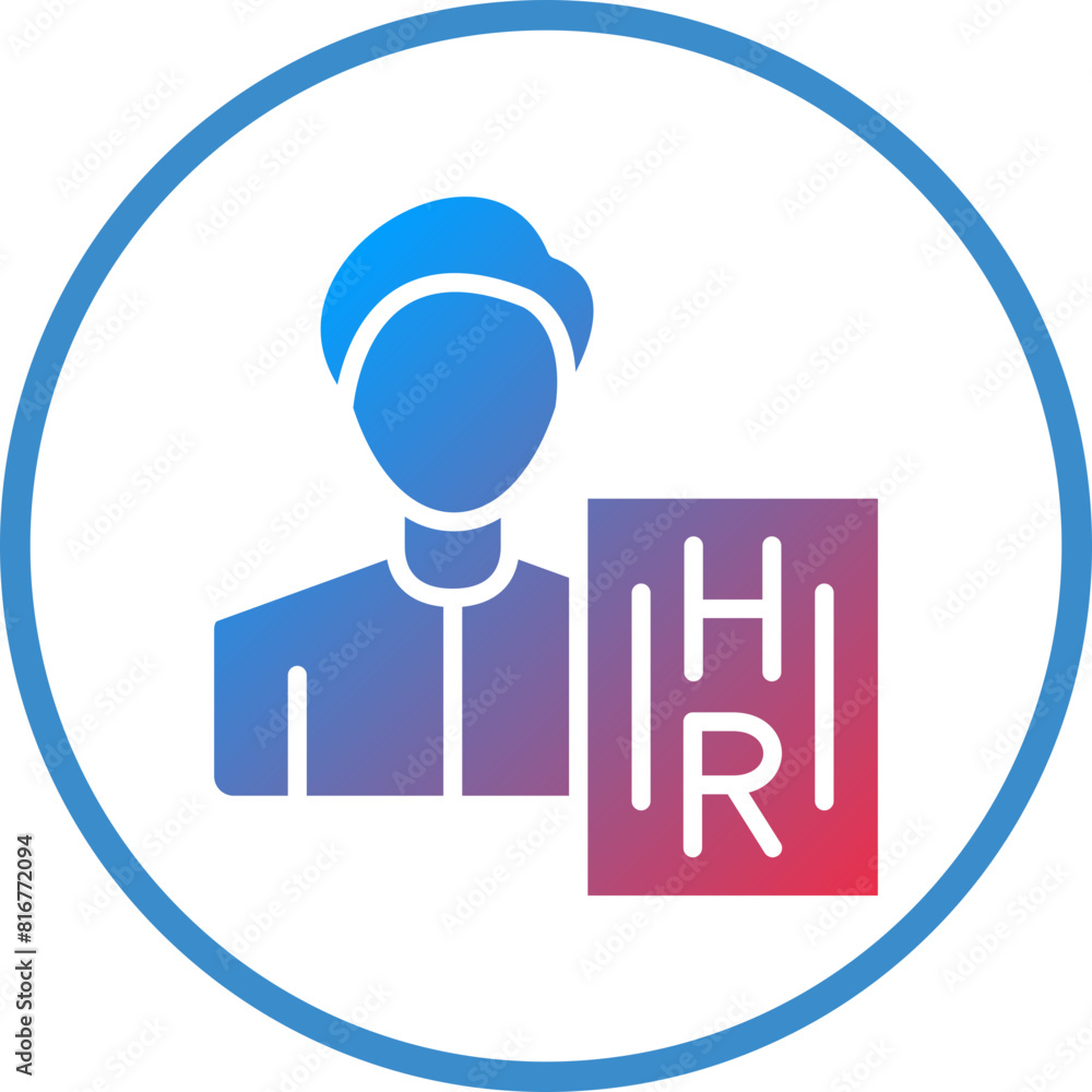 Vector Design Hiring Manager Icon Style Vector Design Hiring Manager Icon Style