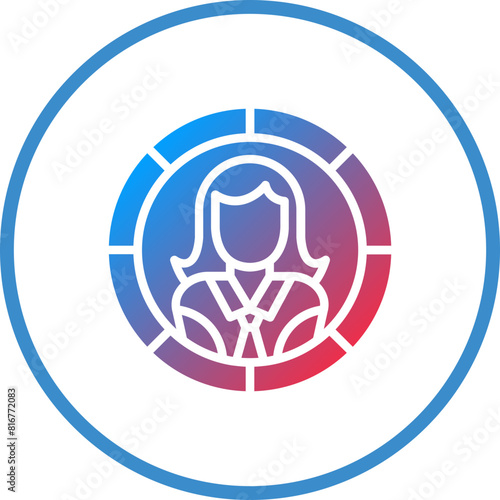 Vector Design Headhunting Icon Style
