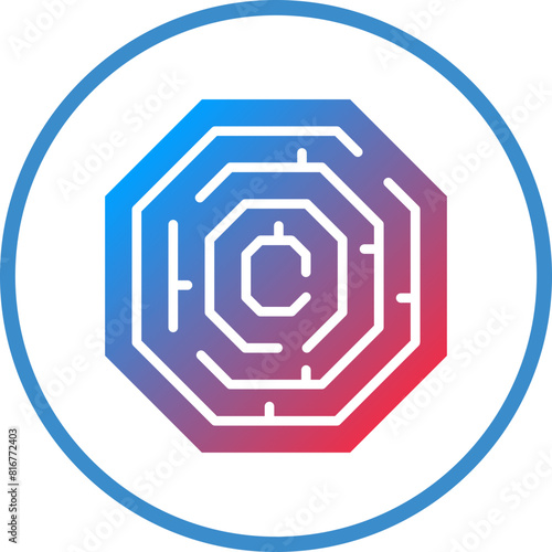 Vector Design Art Conundrum Icon Style