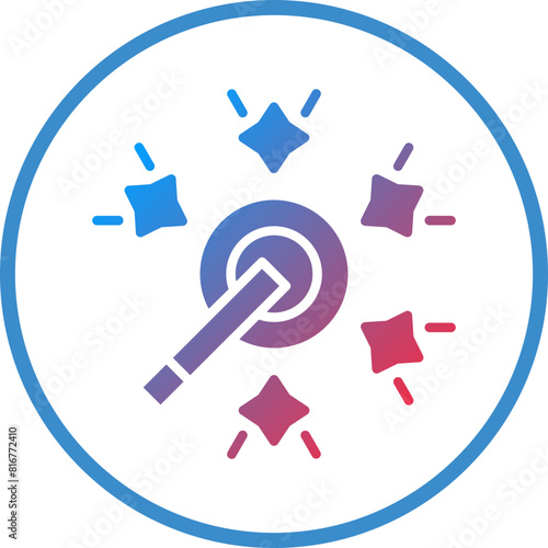 Vector Design Auto Enhance Icon Style
