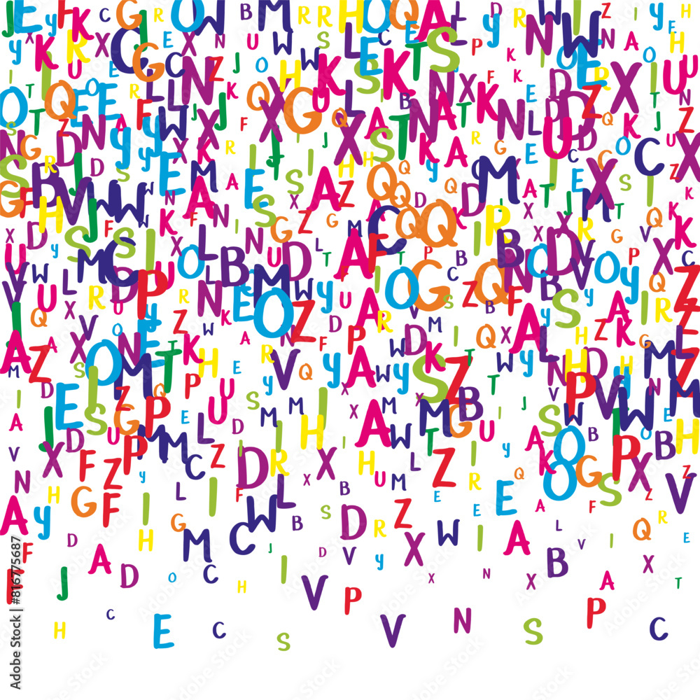 Concept of school background. Colorful childish Concept of school background. Colorful childish