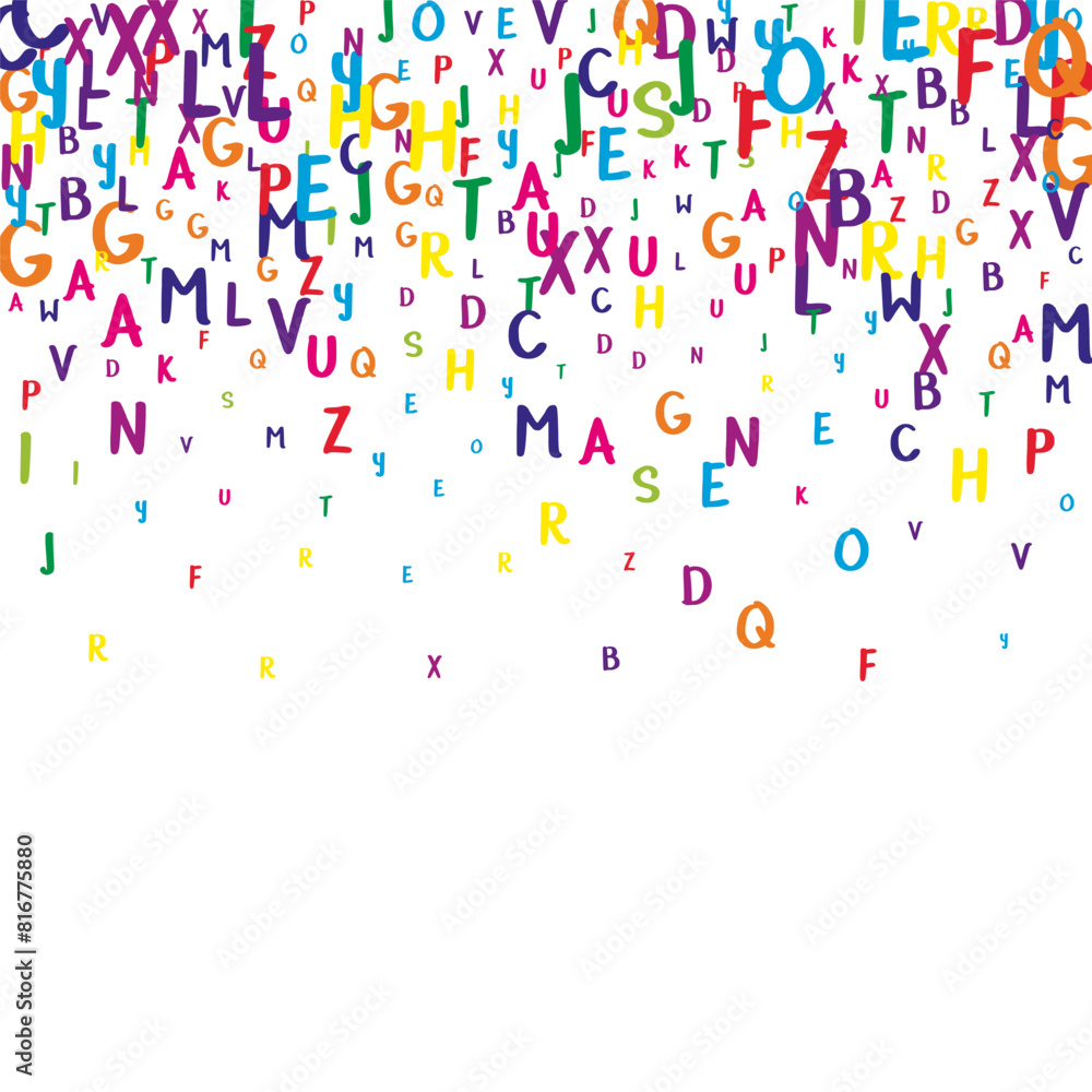 Concept of school background. Colorful childish Concept of school background. Colorful childish