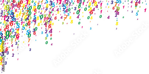 School math notebook cover. Colorful childish