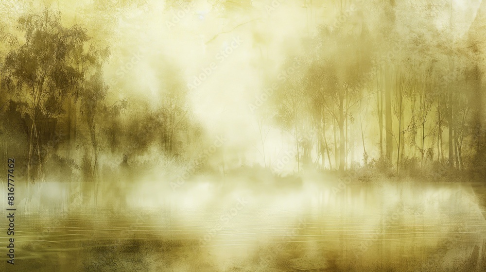 fog blanketing a tranquil forest, creating an ethereal atmosphere fog blanketing a tranquil forest, creating an ethereal atmosphere