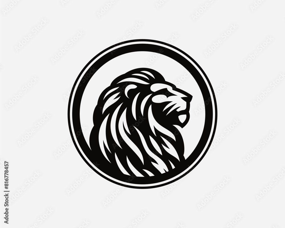 Lion modern logo, emblem design editable for your business. Vector illustration. Lion modern logo, emblem design editable for your business. Vector illustration.