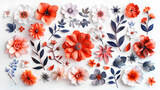 flowers on a fabric