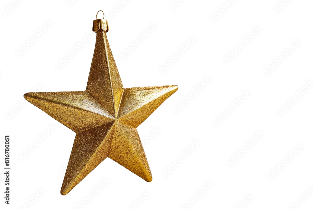 A gold star with glitter on it is sitting on a transparent background. The star is the main focus of the image, and it is shining brightly. The glitter adds a sense of sparkle and glamour to the star A gold star with glitter on it is sitting on a transparent background. The star is the main focus of the image, and it is shining brightly. The glitter adds a sense of sparkle and glamour to the star