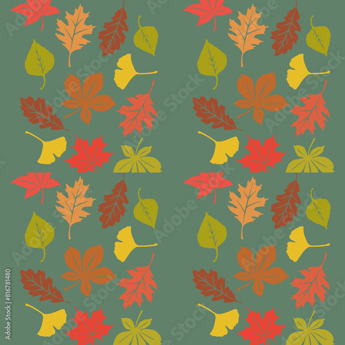 autumn leaves patterning