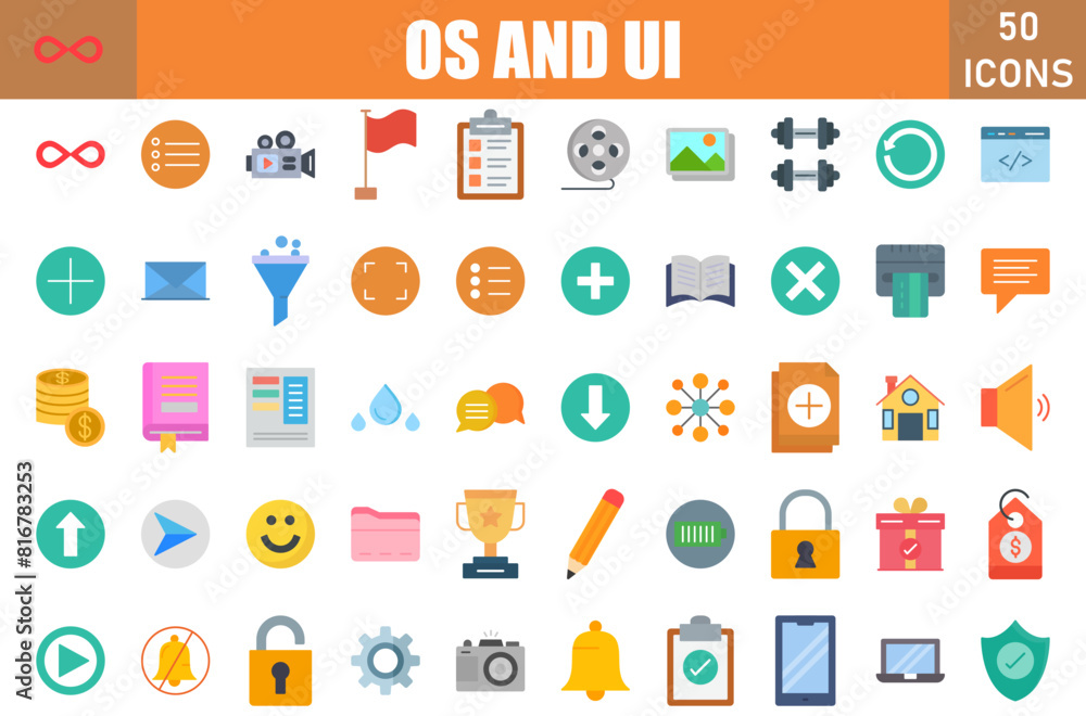 OS And UI Icons Set. Editable Stroke. Pixel Perfect OS And UI Icons Set. Editable Stroke. Pixel Perfect