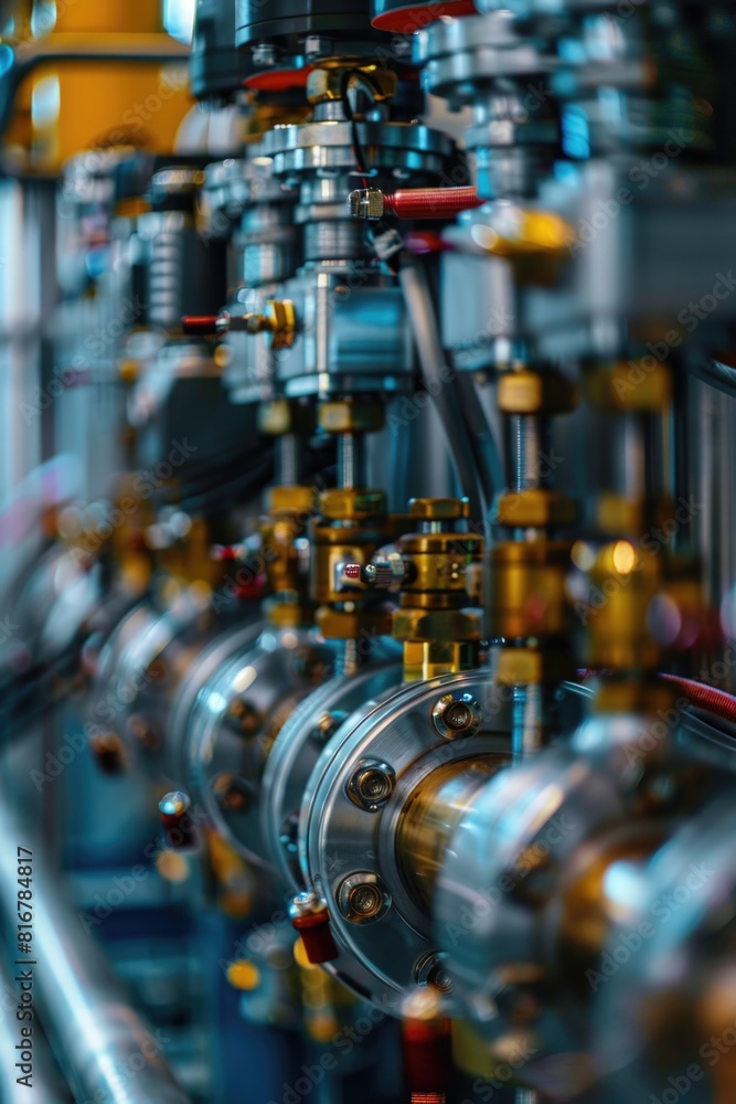 A network of interconnected pipes. Ideal for industrial concepts A network of interconnected pipes. Ideal for industrial concepts