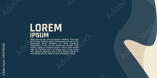 A blue and white background with the words. The background has a wave-like pattern, giving it a modern and artistic feel