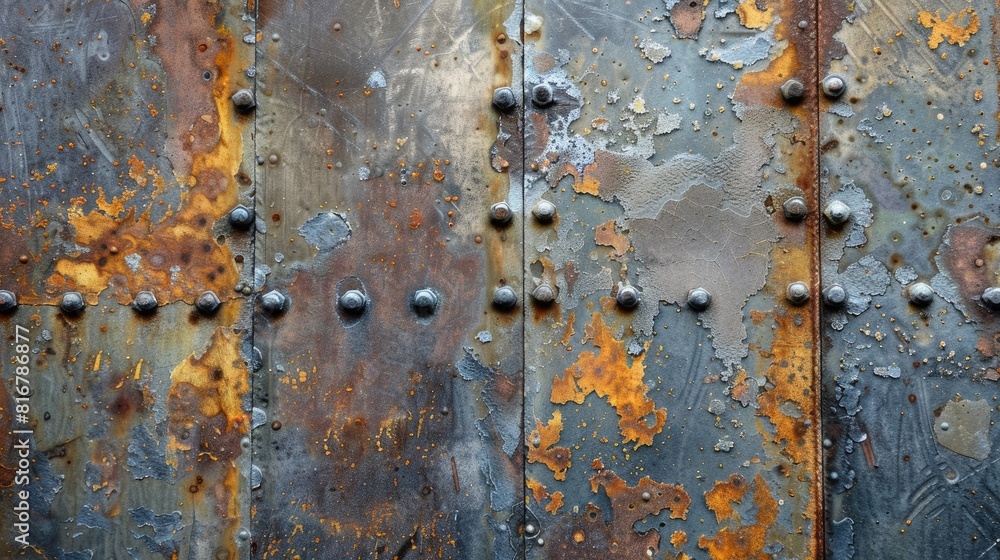 Ancient Steel Plate and Zinc Sheet Abstract and Texture Ancient Steel Plate and Zinc Sheet Abstract and Texture