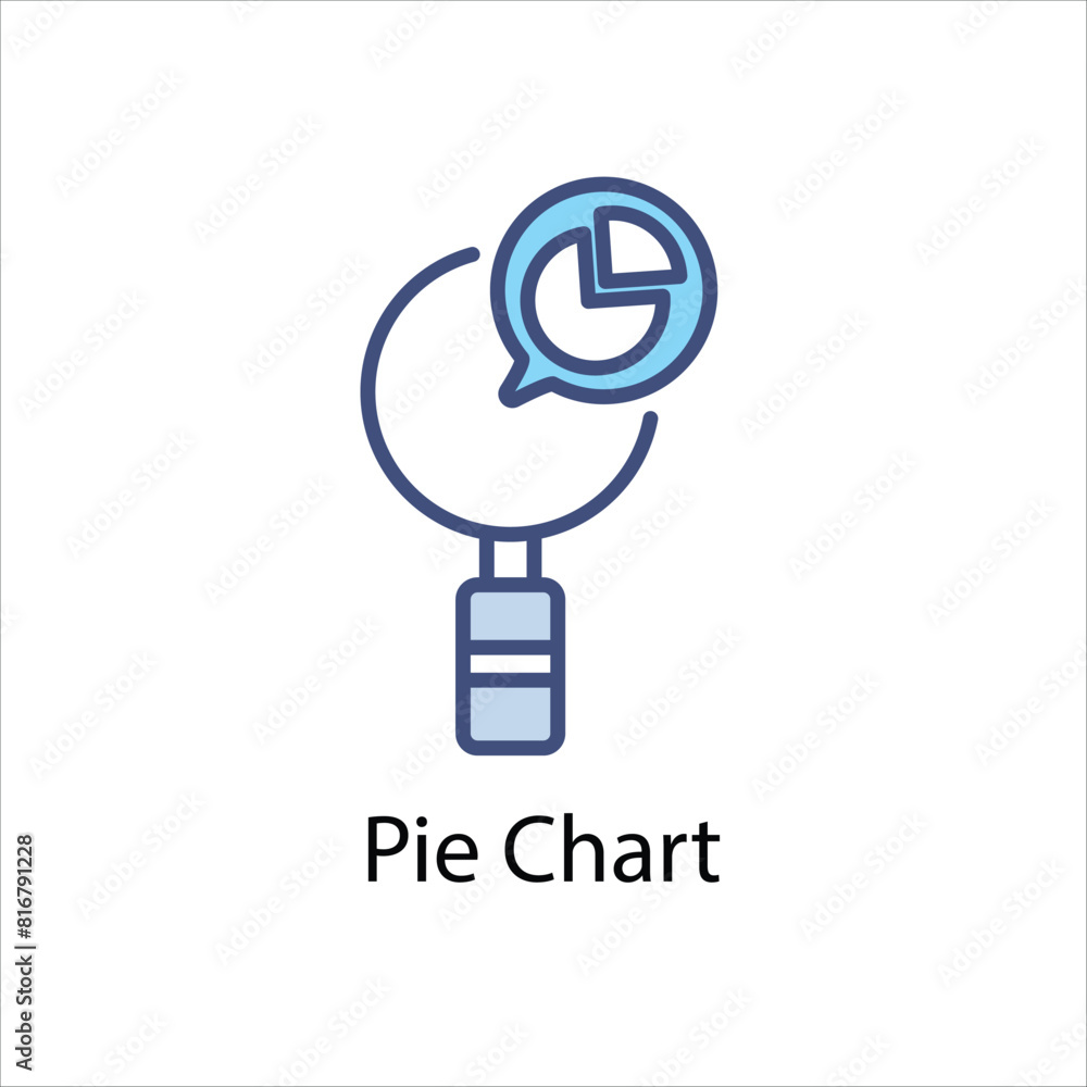 Pie Chart Vector icon Pie Chart Vector icon