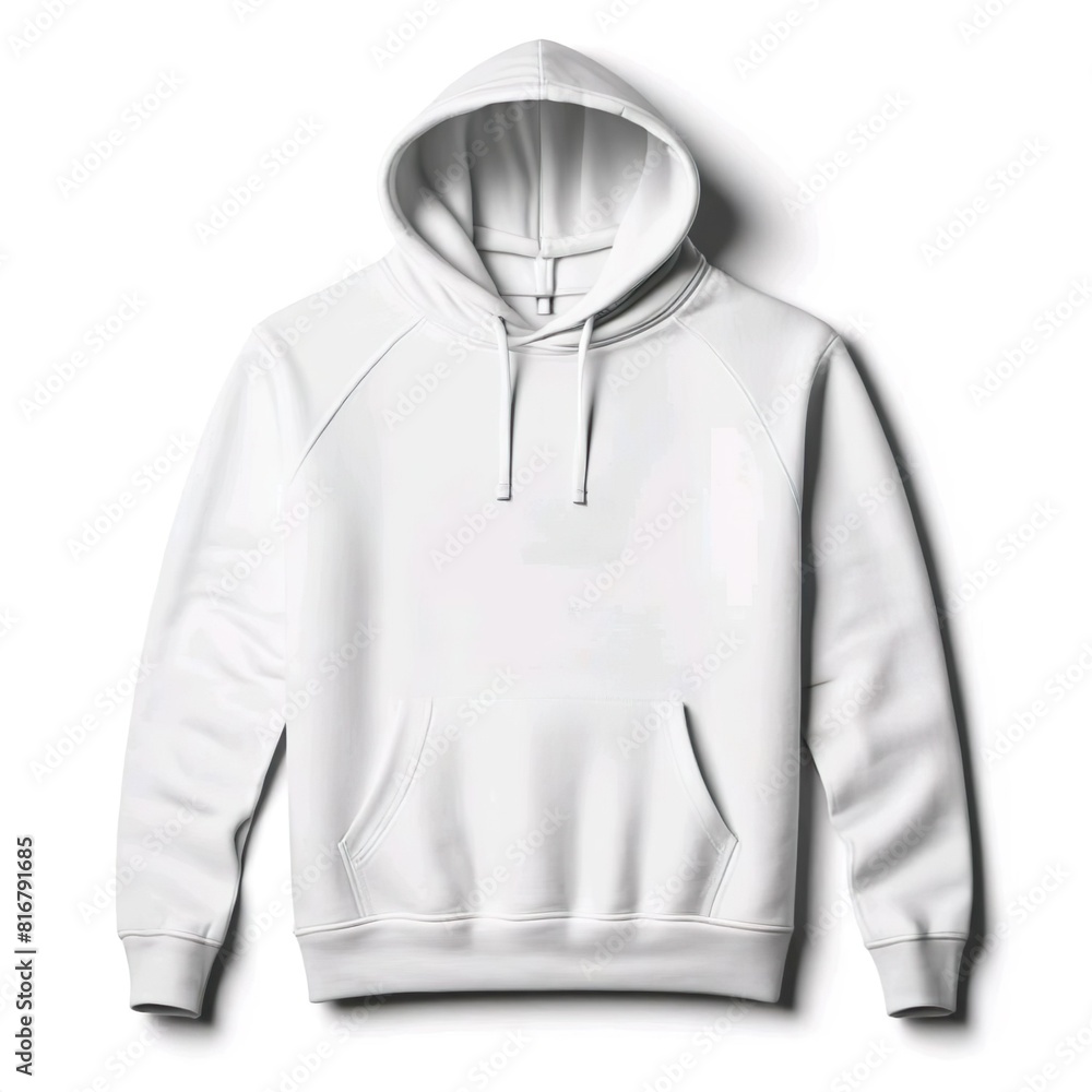 Blank white hoodie. Long sleeve hoodie t-shirt, hoody for mockup design for print, isolated on white background. Blank white hoodie. Long sleeve hoodie t-shirt, hoody for mockup design for print, isolated on white background.