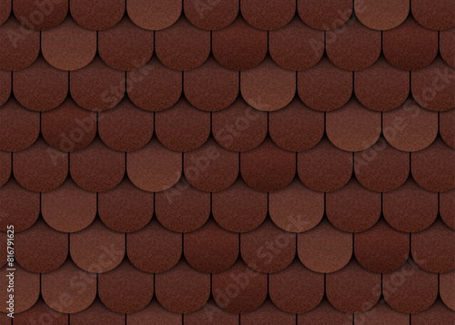 Tile seamless pattern beaver tail