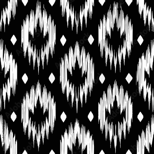 vector modern black brow navajo ikat dot geometric grunge seamless patterns close up Detail weaving thread set