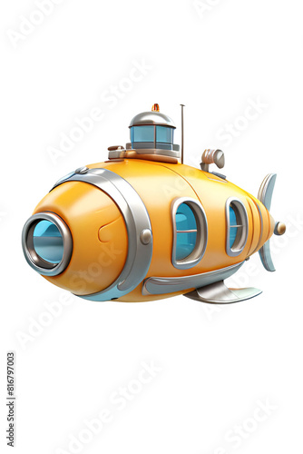 Cartoon Submarine 3d 